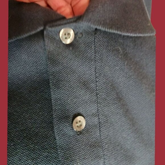 Burberry Golf Mens Polo Shirt Classic Fit With Check Trim blk Medium - Picture 15 of 16